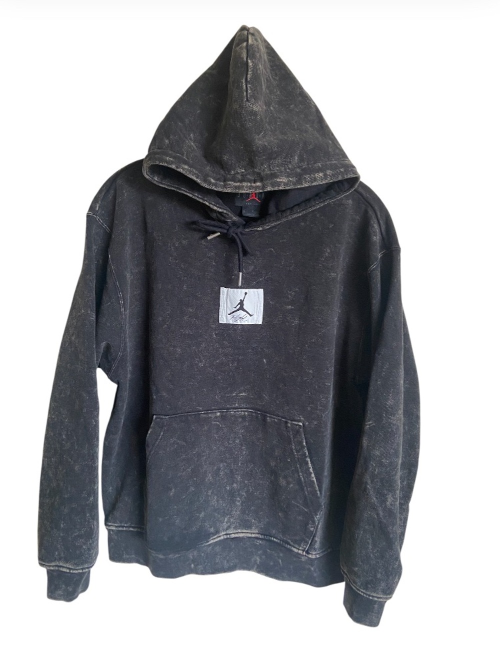 Nike Air Jordan dark grey acid-wash effect hoodie
Size M, kangaroo pocket